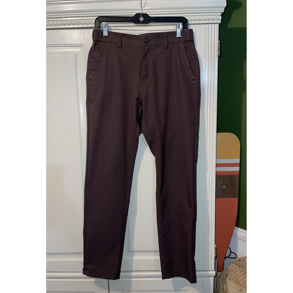 Jack Archer Jetsetter Tech Golf Pant Men 30x30 Slim Fit Chocolate Brown